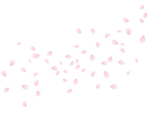 散り桜イラスト