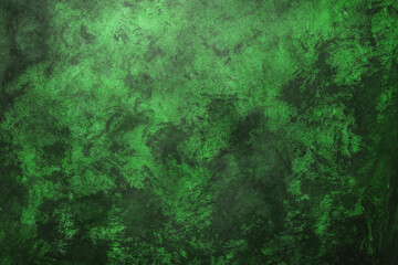 Green weathered wall textured background with emerald tones. Aged wall.