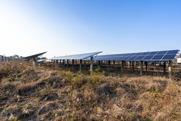 Fototapeta na wymiar solar power station