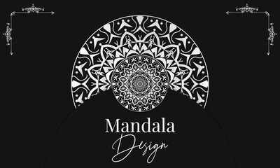 Modern ornamental Mandala background design