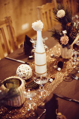 Décoration mariage hiver