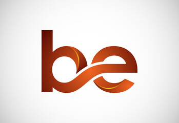 Initial Letter B E Logo Design Vector. Graphic Alphabet Symbol For Corporate Business Identity