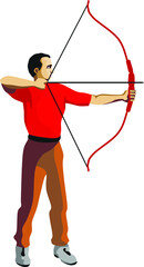 Archery Sport Vector