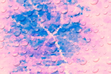 Beautiful abstract image with blurred colorful pattern