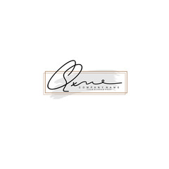 QX initial Signature logo template vector