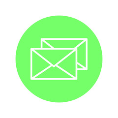 Envelopes Vector icon which is suitable for commercial work and easily modify or edit it

