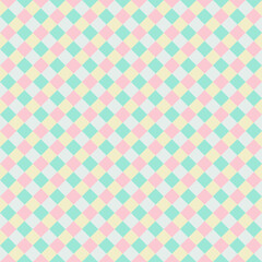 Pastel colors seamless patterns squares geometric 