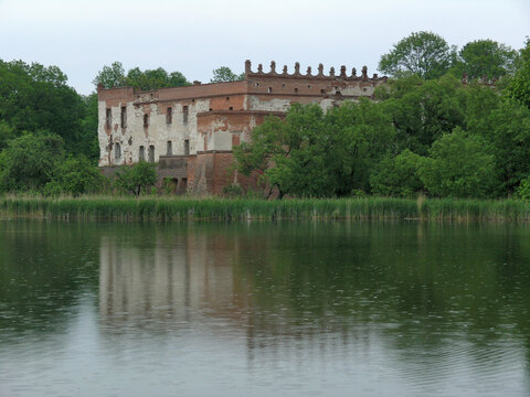 Castle ruins in Krupe, Poland