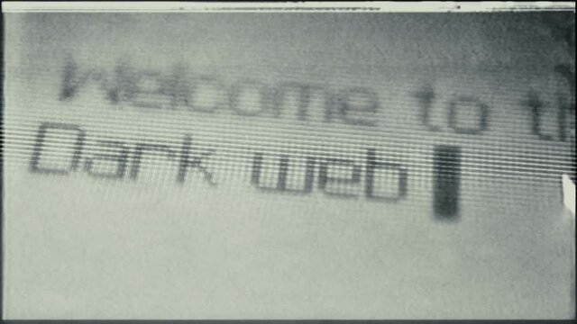 welcome to the dark web