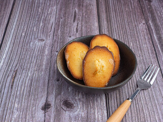Madeleine - homemade traditional French small cookie