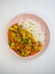 아시아 음식, 카레 라이스, 요리