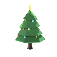 3d christmas tree new Year 2022