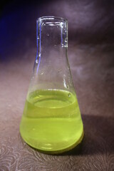 Formic acid in a flask
