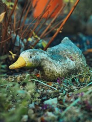 小さな庭の置物達