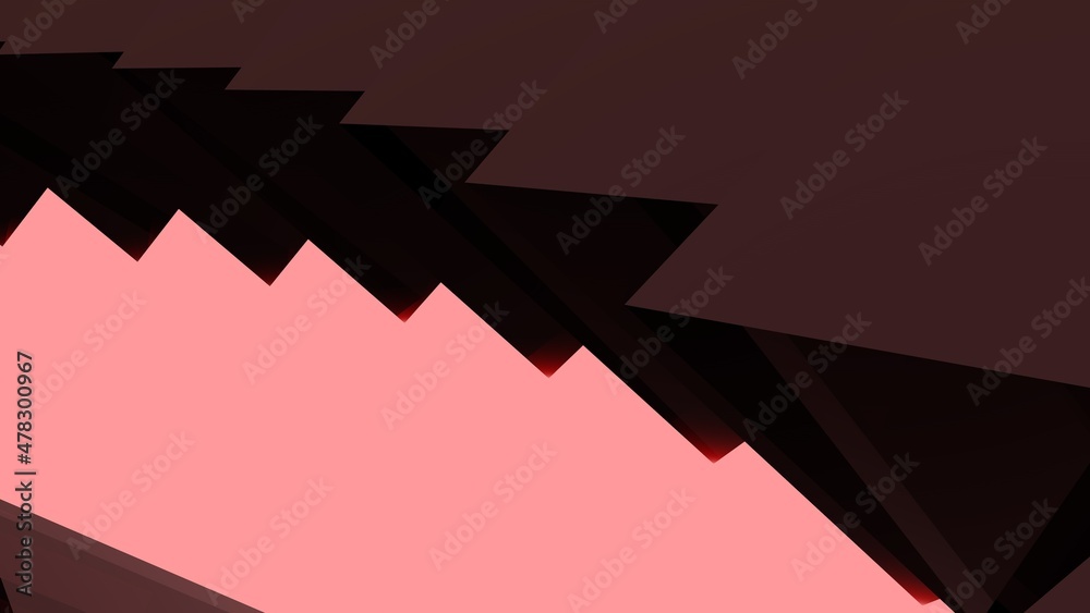 Poster an abstract pattern of primitive shapes. minimalism. rendering an image.