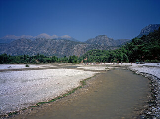 Esen River and Mountains, Turkey