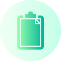 clipboard gradient icon