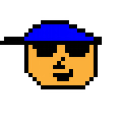 Obraz premium illustration design of cartoons characters with pixel concept