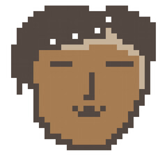 Obraz premium illustration design of cartoons characters with pixel concept