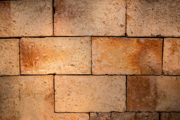 brown brick wall texture grunge background
