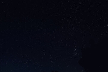 sky in the night with stars planets and comets