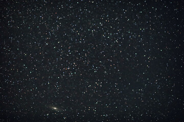 sky in the night with stars planets and comets