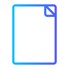 document gradient icon