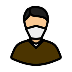 Medical Face Mask Icon