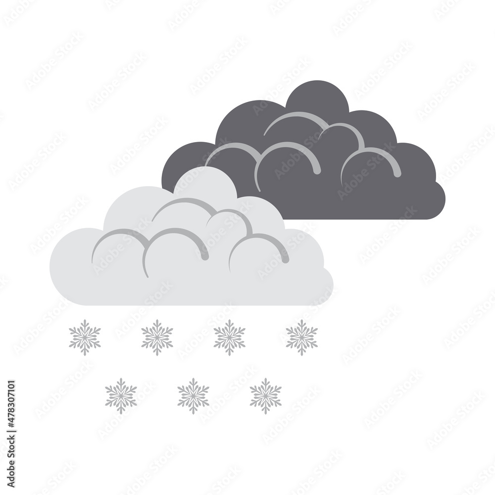 Sticker Snow Icon