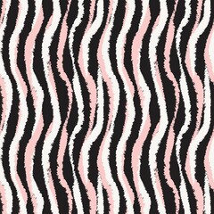 Abstract Brush Fur Seamless Pattern