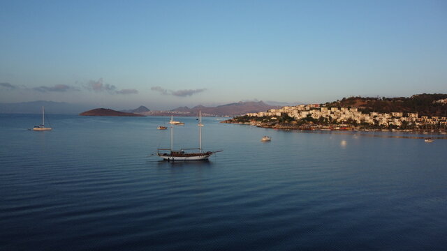Epic see view with boat