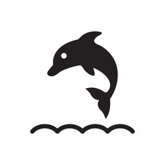 Dolphin icon ( vector illustration )