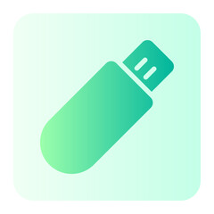 usb drive gradient icon
