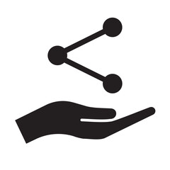 share glyph icon
