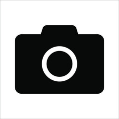 Camera Icon in trendy flat style isolated on grey background. Camera symbol for your web site design, logo, app. Vector illustration, EPS10.