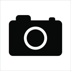 Camera Icon in trendy flat style isolated on grey background. Camera symbol for your web site design, logo, app. Vector illustration, EPS10.