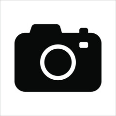Camera Icon in trendy flat style isolated on grey background. Camera symbol for your web site design, logo, app. Vector illustration, EPS10.