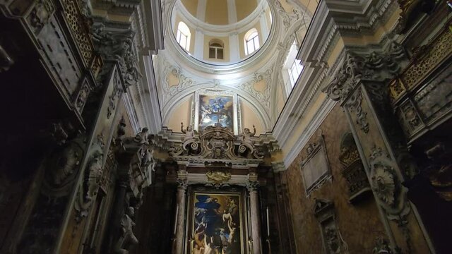 Napoli &ndash; Panoramica della Chiesa di Santa Maria delle Anime del Purgatorio ad Arco