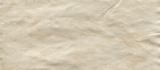 Old paper texture, wide view, high resolution, abstract background for text.