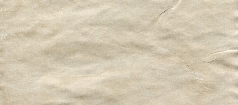 Old paper texture, wide view, high resolution, abstract background for text.