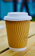 disposable cup of coffee