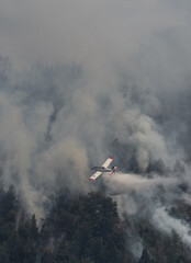 Aircraft Fight Mountain Fires