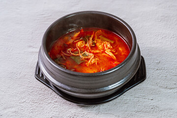 Dakgaejang, Korean style Spicy Chicken Soup