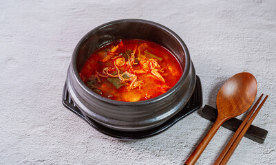 Dakgaejang, Korean style Spicy Chicken Soup