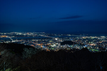 Fototapeta premium 眉山公園 - 夜景
