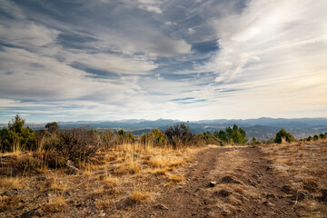 Camino en cerro Merina. Avila. Espa&ntilde;a. Europa.