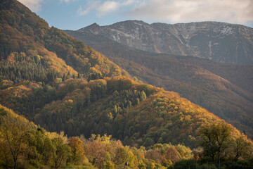 autumn landscape in mountains, Mala Fatra, Slovakia, Europe