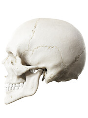 3d rendered illustration of the skull