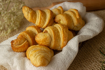 primer plano croissant
