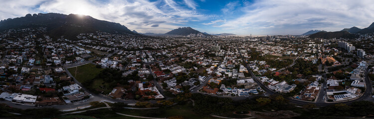 Panorámica de la Ciudad de Monterrey, Nuevo León. México